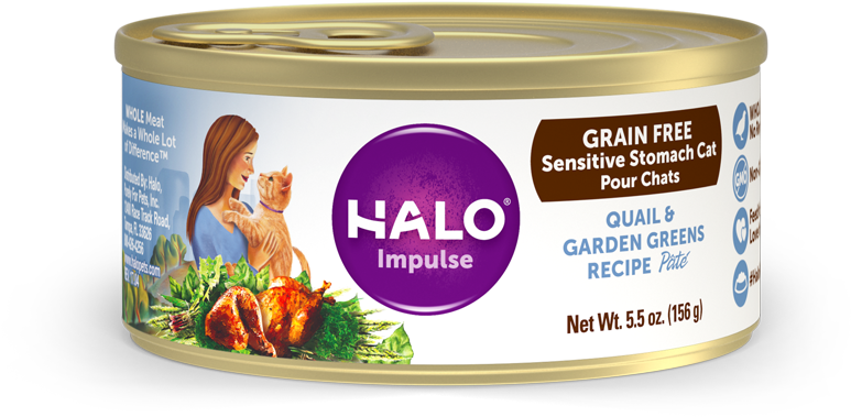 Halo Holistic Sensitive Stomach Grain Free Quail And (800x554), Png Download