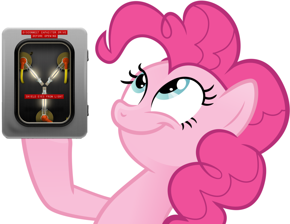 Back To The Future, Earth Pony, Female, Flux Capacitor, (990x759), Png Download