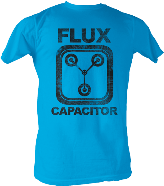 Back To The Future T-shirt Flux Capacitor (545x600), Png Download