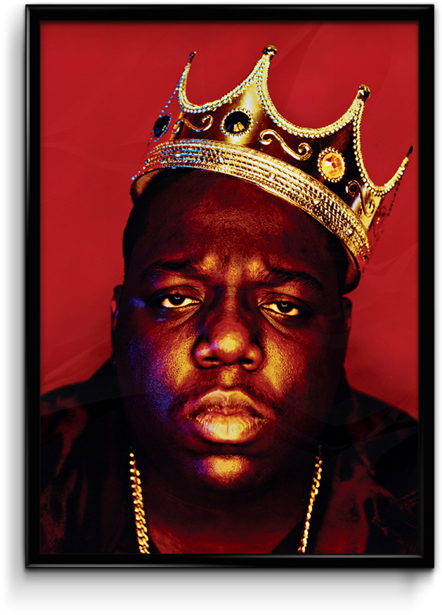 Biggie Smalls Poster (818x1024), Png Download