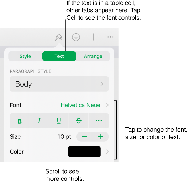 Text Controls In The Format Menu For Setting Paragraph (658x644), Png Download