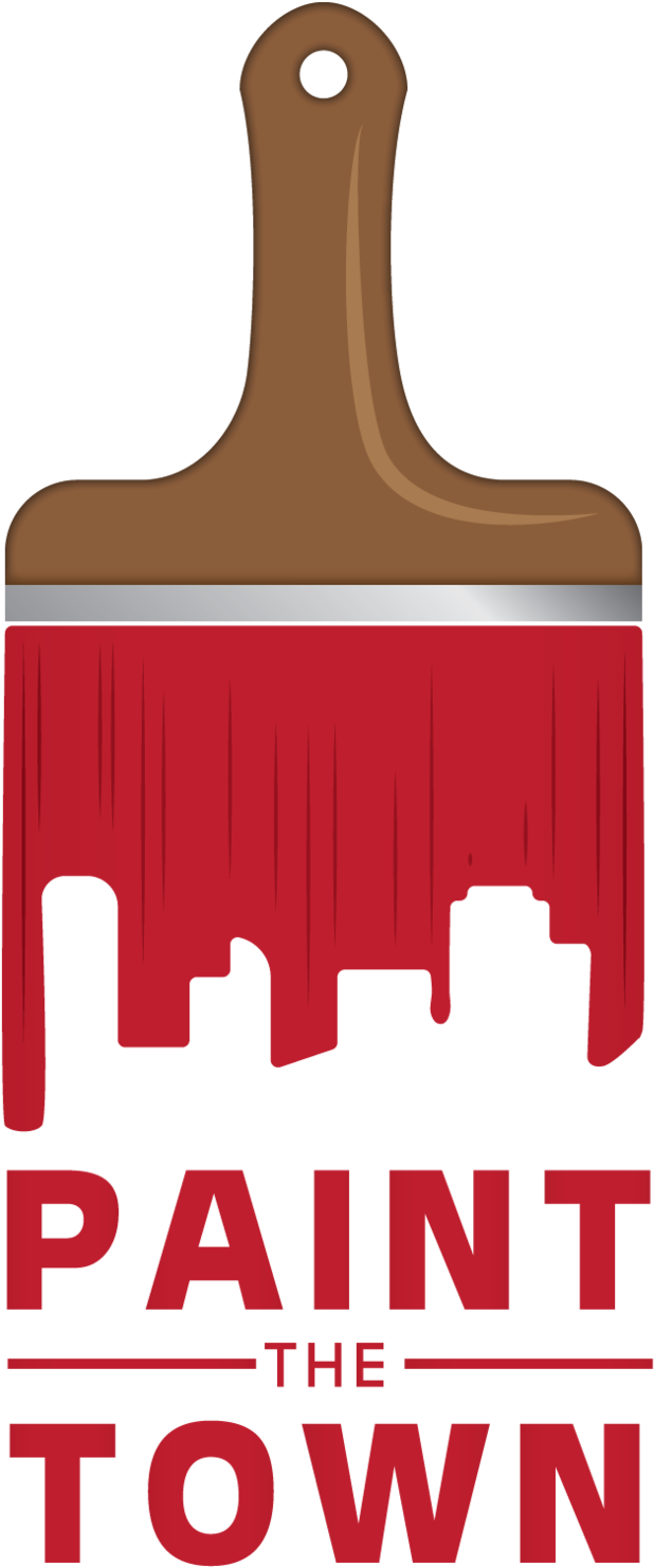 Paint The Town Logo01 (1000x1609), Png Download