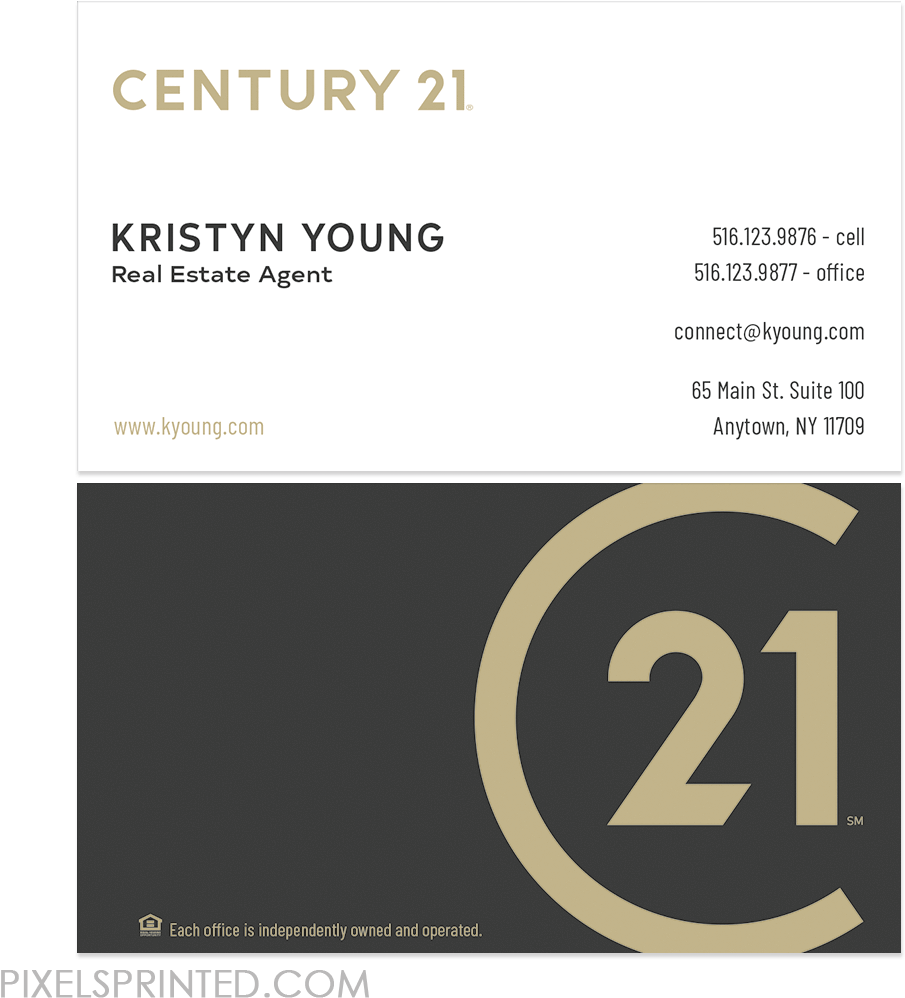 New Century 21 Logo Cards, Century 21 Business Cards, (1024x1024), Png Download