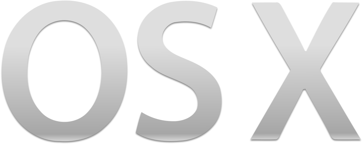 The Os X Logo (1280x513), Png Download