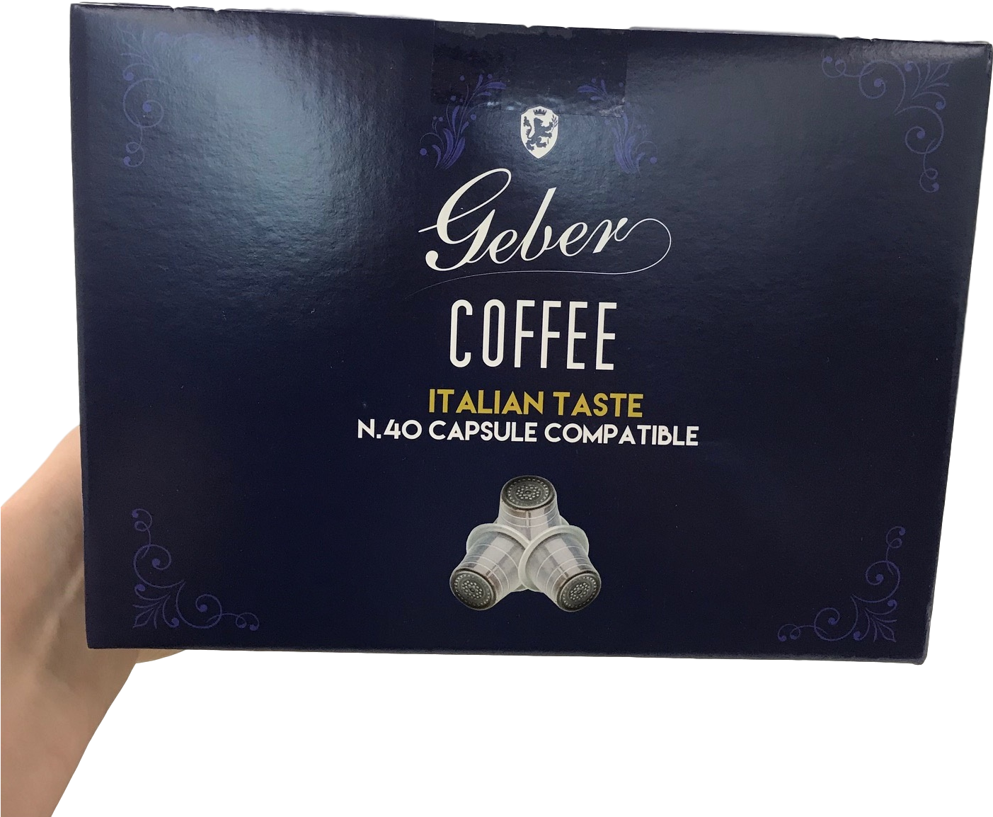 Geber Coffee Capsules X 40 Pcs Nespresso Compatible (1512x1512), Png Download