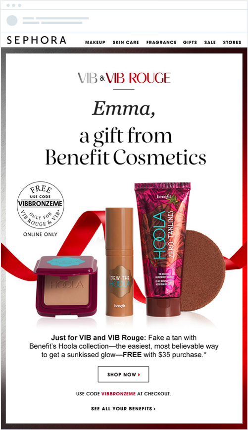 Sephora Vip Program Sephora Vip Segment (700x867), Png Download