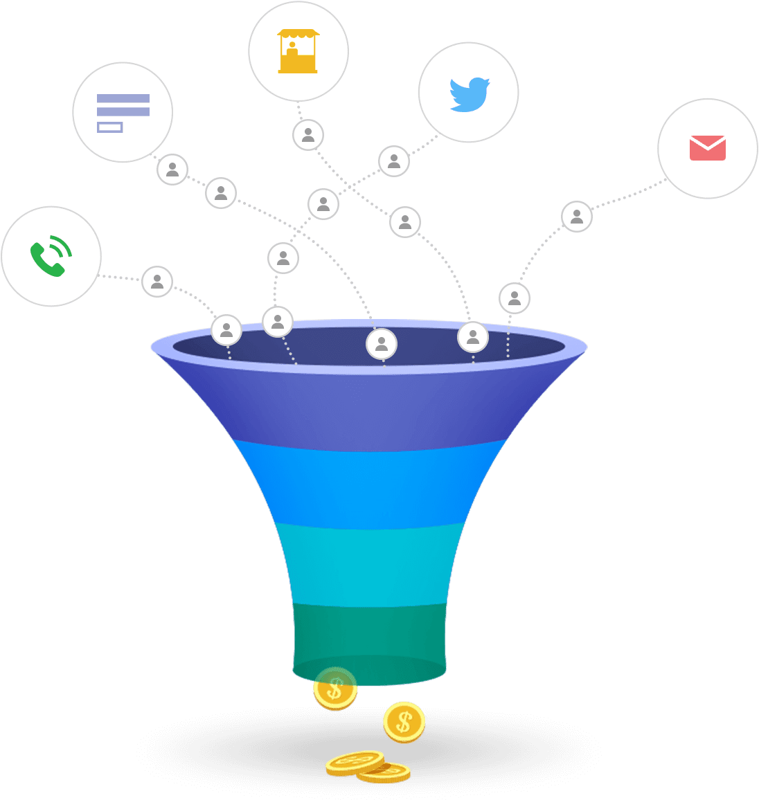 Zoho Crm Voted Best Lead Management Software For 2018 (1096x1156), Png Download