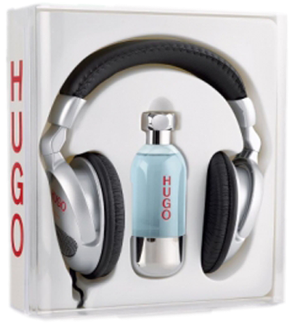 Set Perfume Hugo Boss Más Audífonos &iuml (581x693), Png Download