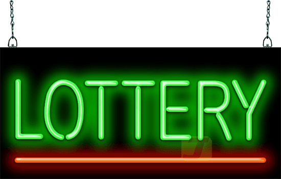 Lottery Neon Sign (550x352), Png Download