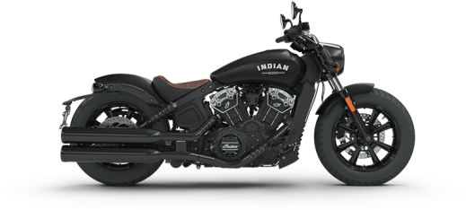 Scout Bobber Thunder Black Smoke - Indian Scout Bobber Saddlebags (550x322), Png Download