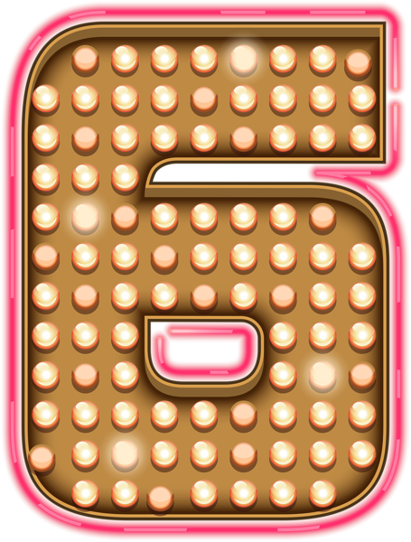 0, - Number Eight Neon Lights Transparent Png (455x600), Png Download