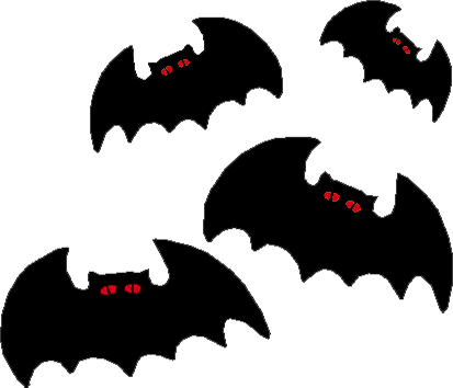 Halloween Bats Png Download - Bats Flying Transparent Background (413x354), Png Download