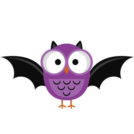 Purple Halloween Owl Svg Cutting File Halloween Owl - Owl Halloween Clipart Png (432x432), Png Download