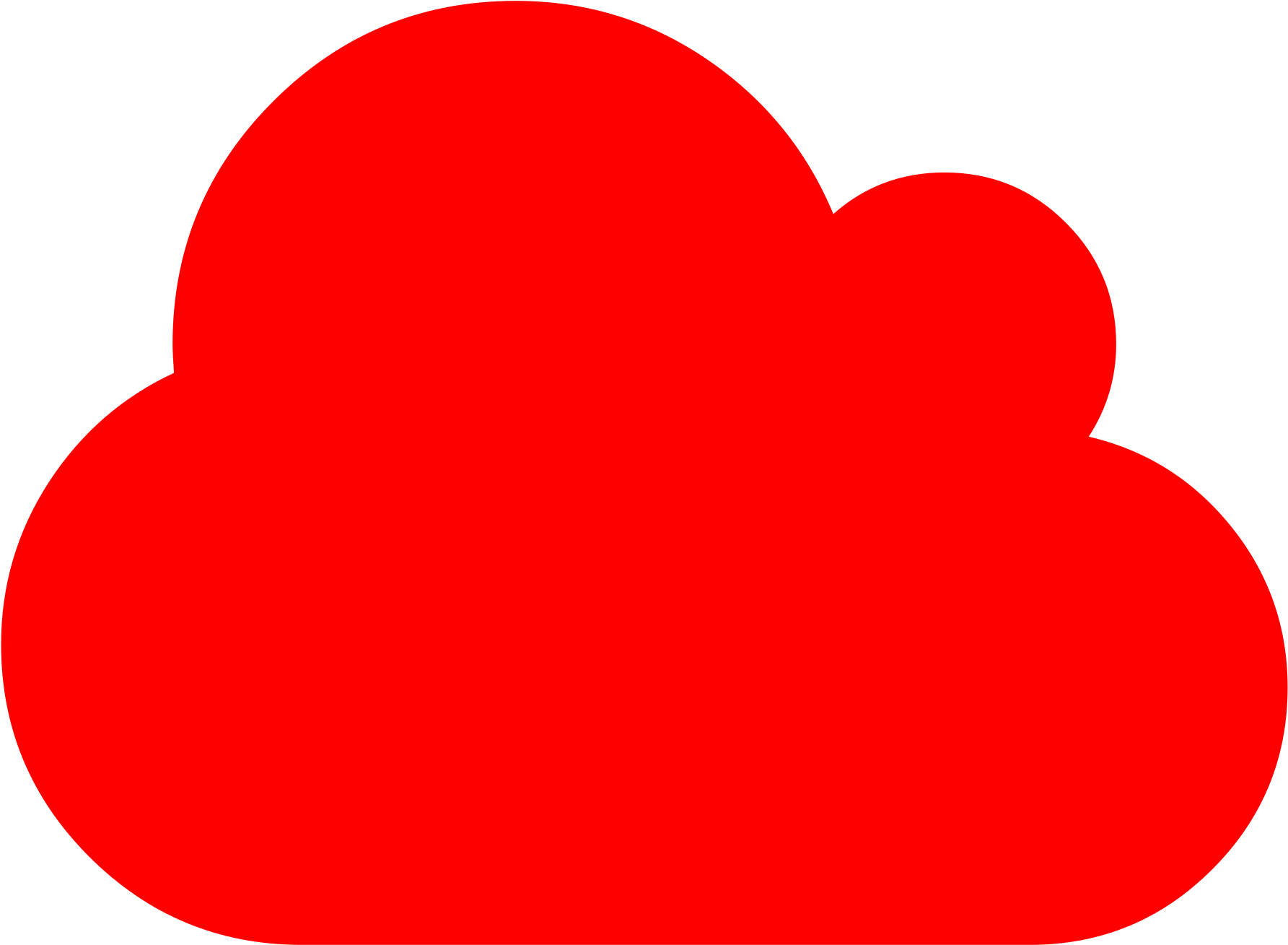 Cloud-icon - Heart (1792x1792), Png Download