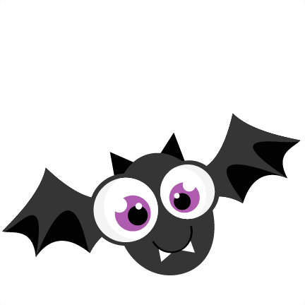 Cute Halloween Bats Clipart - Halloween Clipart Cute Bats (432x432), Png Download