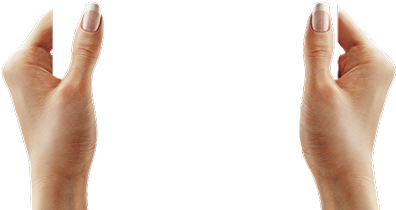 Hands Holding Sign Png - Android Application Package (395x409), Png Download