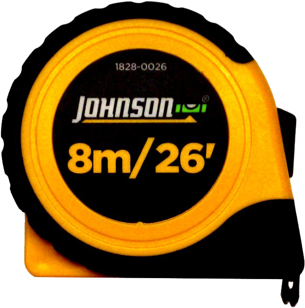 1828-0026 - Construction Measuring Tape (851x851), Png Download
