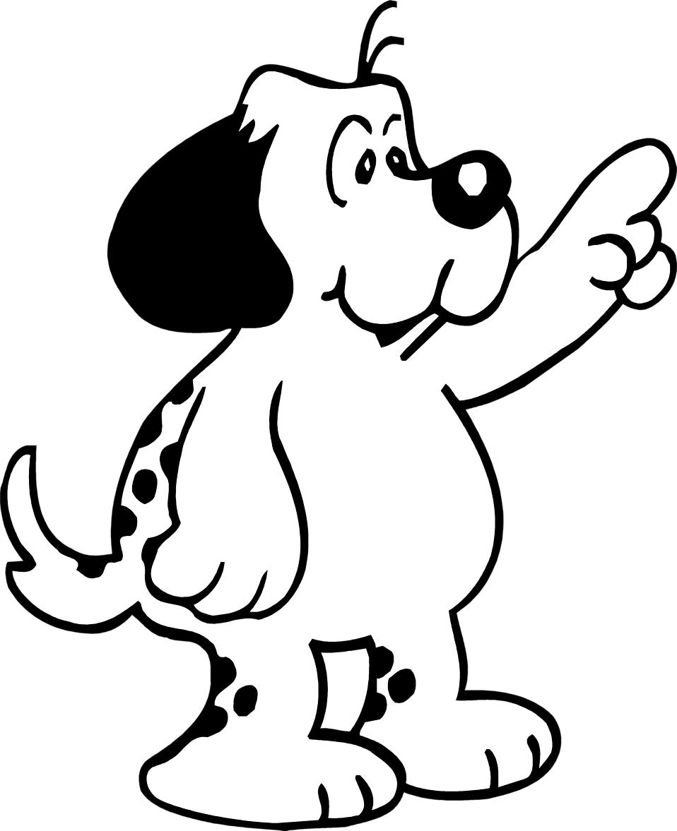 Dog Sighting Alert North Indianapolis Sahm Park By - Funny Dog Clipart Black And White (366x450), Png Download