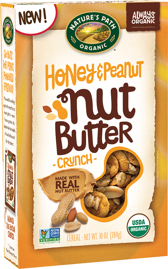Nature's Path Organic Honey Almond Granola - Pack (760x960), Png Download