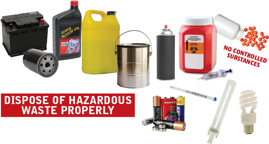Improper - Hazardous Waste (922x482), Png Download