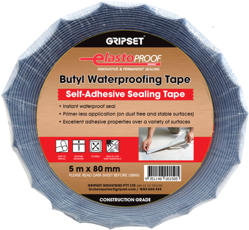 Gripset Elastoproof Butyl Tape 5m - Dicor Bt-1834-1 1/8" X 3/4" X 30' Butyl Tape (600x600), Png Download