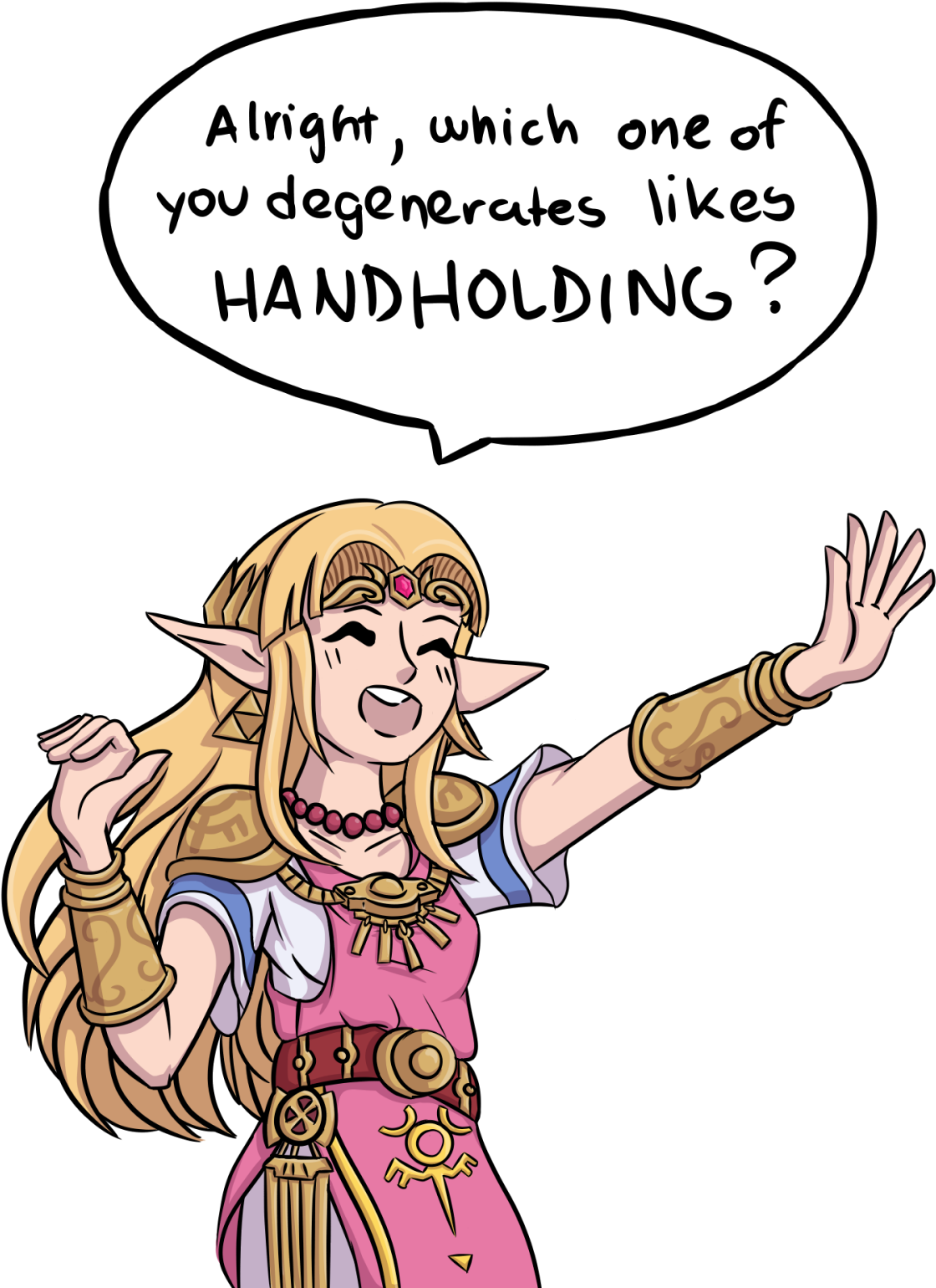 Alrignt, Uhich One Of You Degenercates Likes Handholding - Alright Which One Of You Degenerates Likes Hand Holding (1600x1600), Png Download
