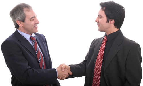 Shaking Hands Silhouette Transparent Png Weekly Review - Men Shaking Hands Png (497x300), Png Download
