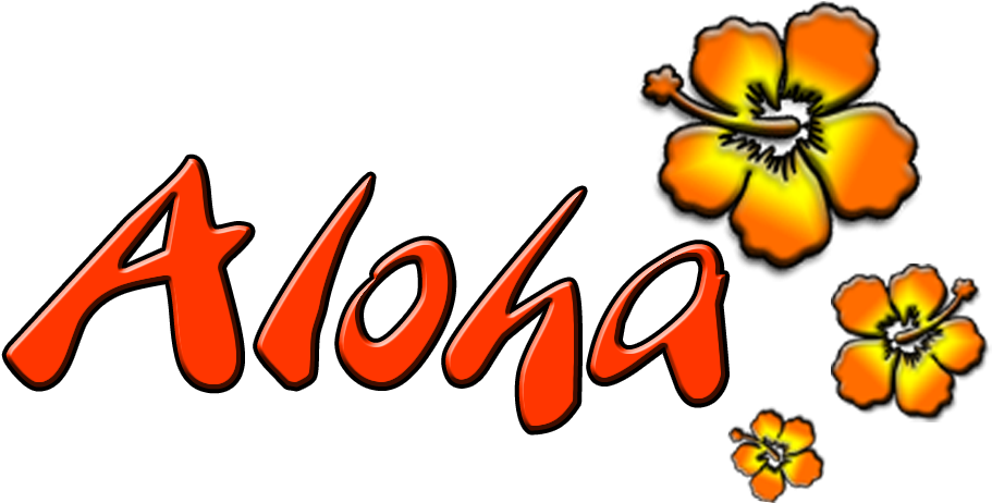 Logo-aloha - Aloha Clipart (1000x500), Png Download
