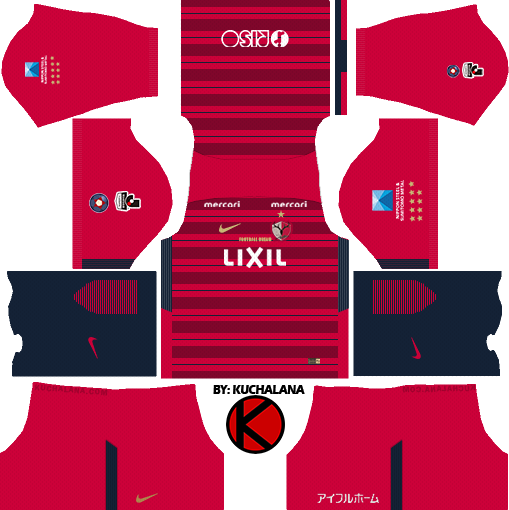 Kashima Antlers 鹿島アントラーズ Dream League Soccer Kits Nigeria Full Size Png Download Seekpng
