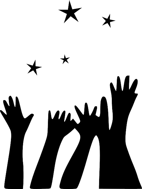 Goal, Hands, Reach, Stars - Reach For The Stars Icon (480x640), Png Download