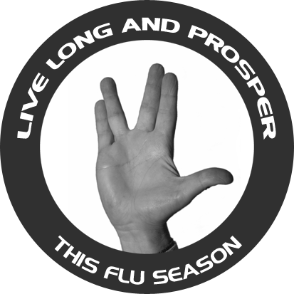 Vulcan Salute (413x413), Png Download