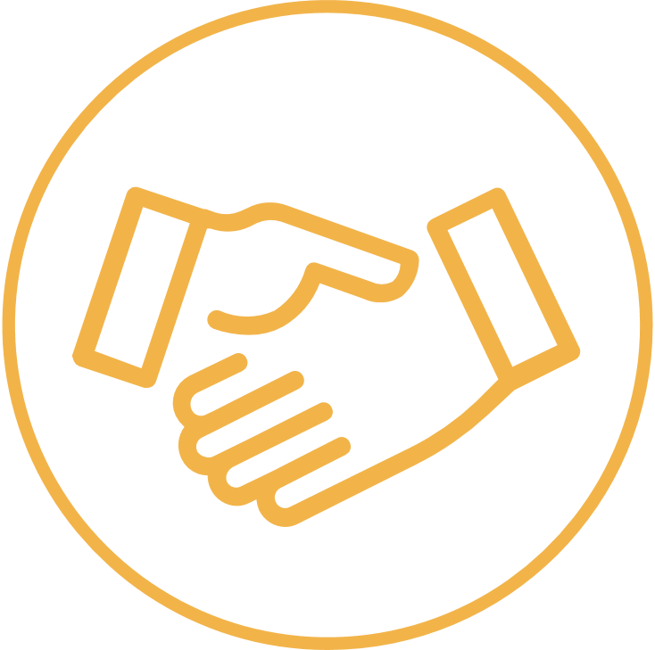 Shaking-hands - Contract (734x729), Png Download