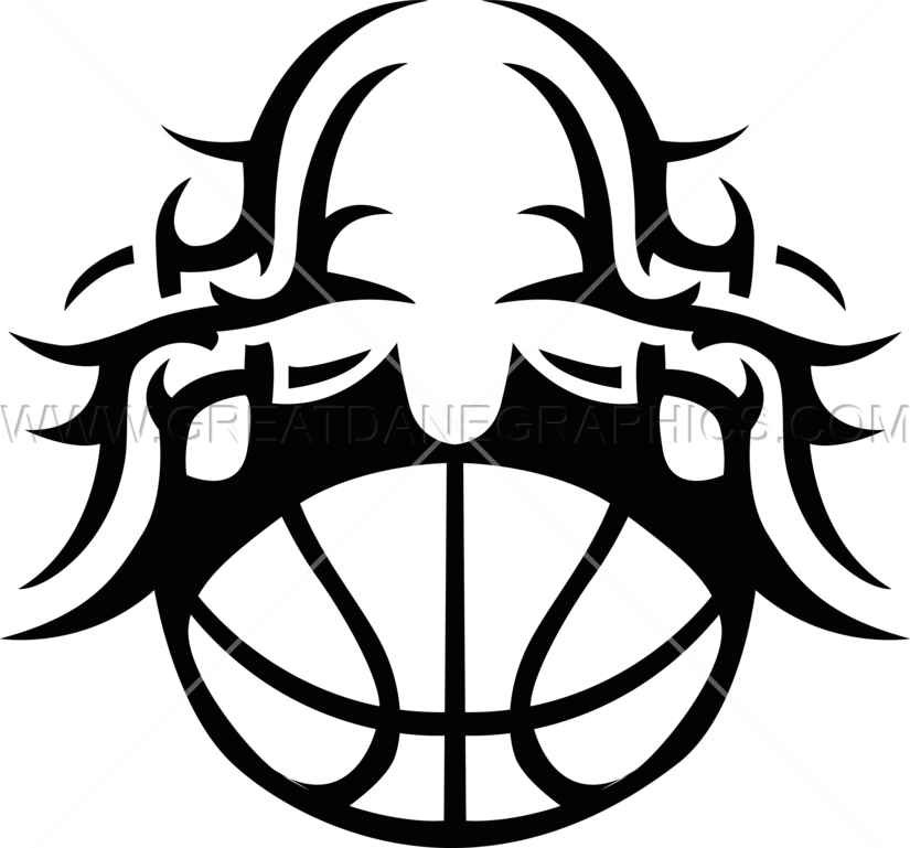 Tribal Half Basketball - Tribal Basket Ball Png (825x769), Png Download