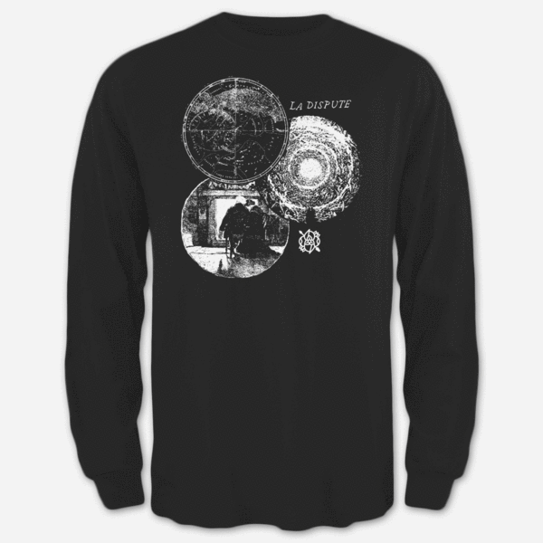 Orbs Black Long Sleeve T-shirt By La Dispute For Sale - Kiss - Tribe Long Sleeve Thermal - Large Black (600x600), Png Download