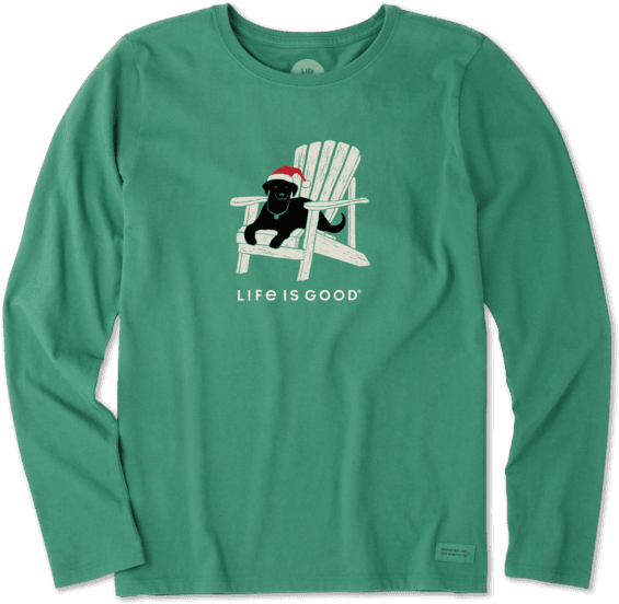 Women's Winter Dog Days Long Sleeve Crusher - T-shirt (570x570), Png Download