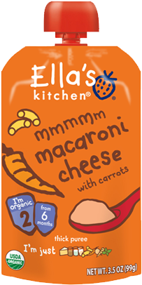 Ek Savory Maccheese - Ellas Kitchen 6 Month Mmmmm Macaroni Cheese (408x450), Png Download