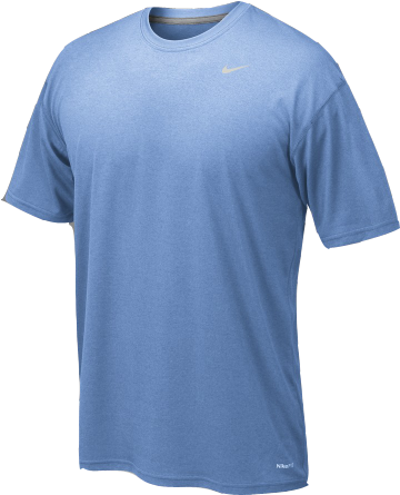 Nike Dri Fit T Shirt - N Legend Ss Poly Top Black 2xl (439x510), Png Download