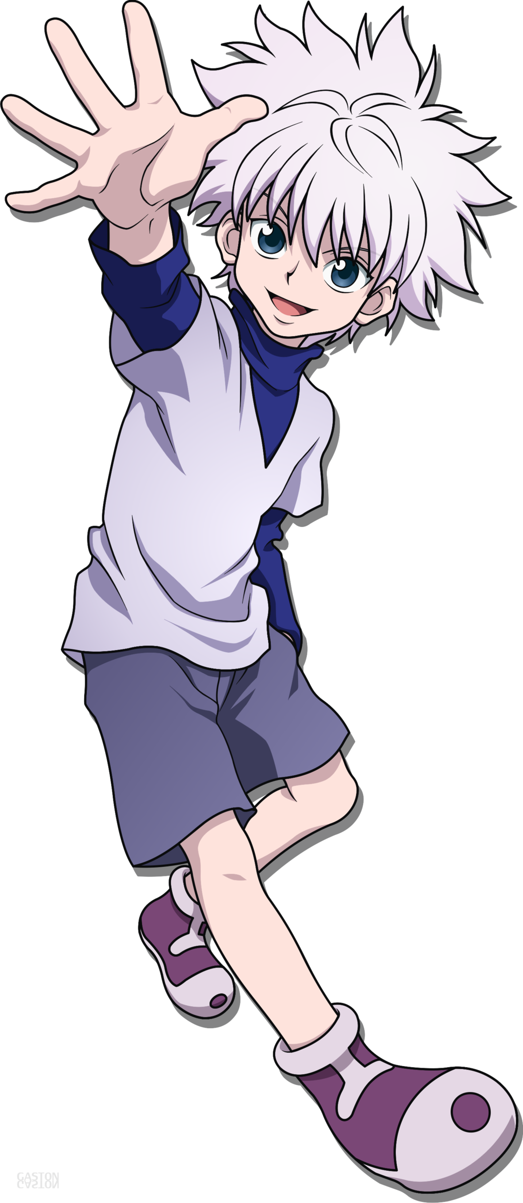 0 1501834160463 Hunter X Hunter Killua Render 15 By - Hunter X Hunter Killua Png (1024x2354), Png Download