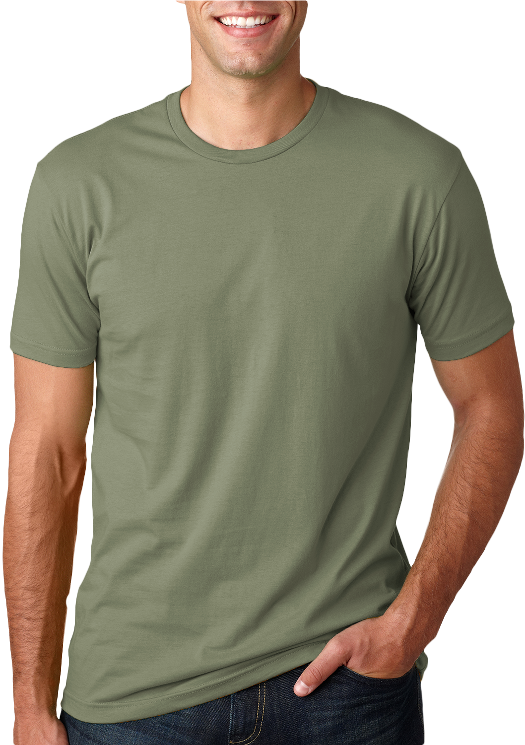 Next Level Mens Premium Fitted Short-sleeve Crew (1500x1500), Png Download