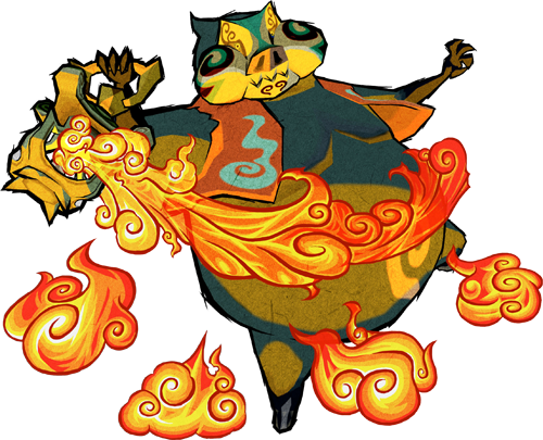 Jalhalla From Zelda Wind Waker - Wind Waker Bosses (500x405), Png Download