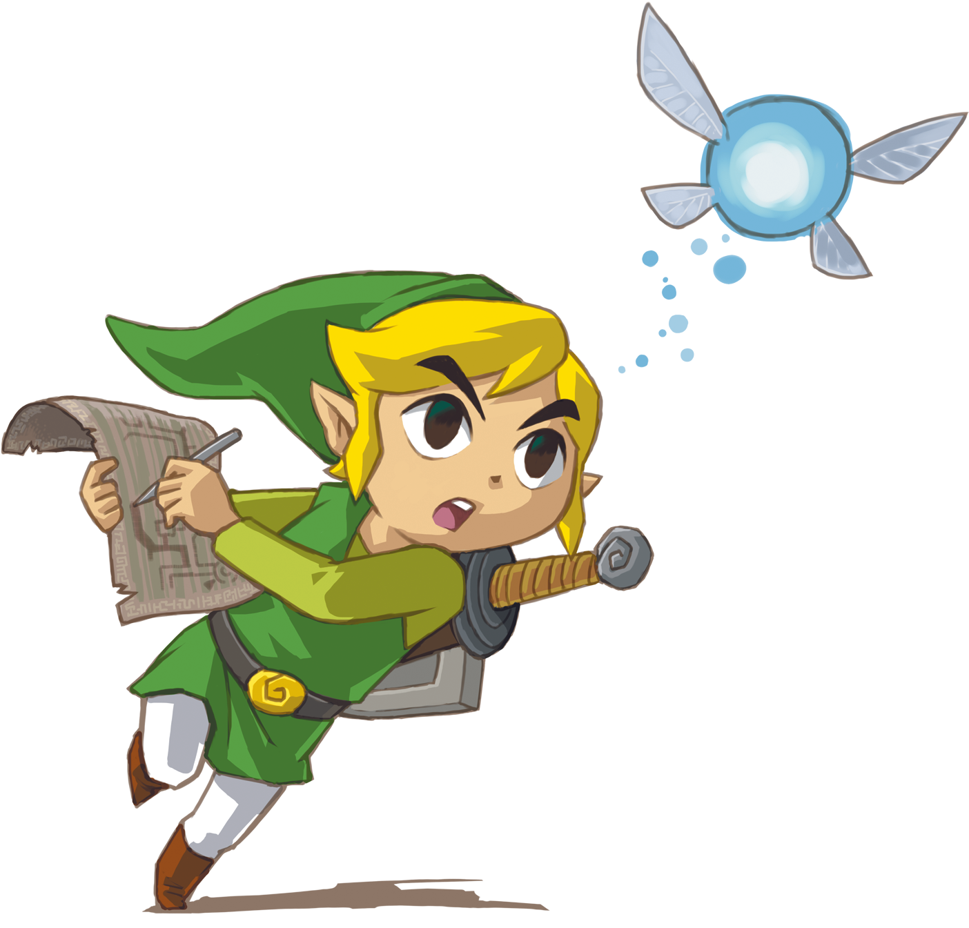 The Legend Of Zelda - Legend Of Zelda Phantom Hourglass Link (1500x1500), Png Download