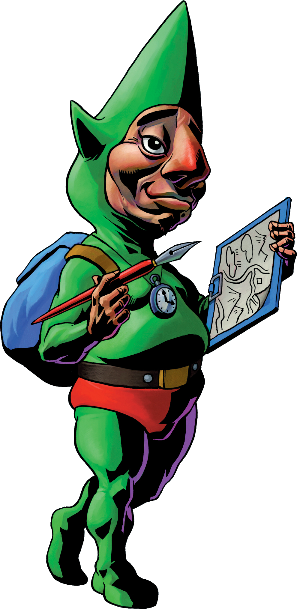 Tingle - Tingle Zelda Majora's Mask (990x2031), Png Download
