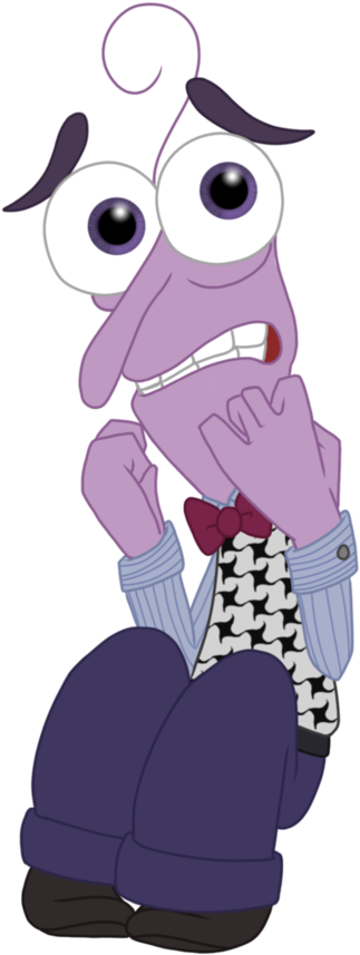 Miedo Inside Out Png - Personajes De Intensamente Miedo (894x894), Png Download
