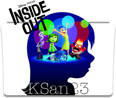 Inside Out Icon By Ksan23 - Alles Steht Kopf Dvd Cover (400x400), Png Download