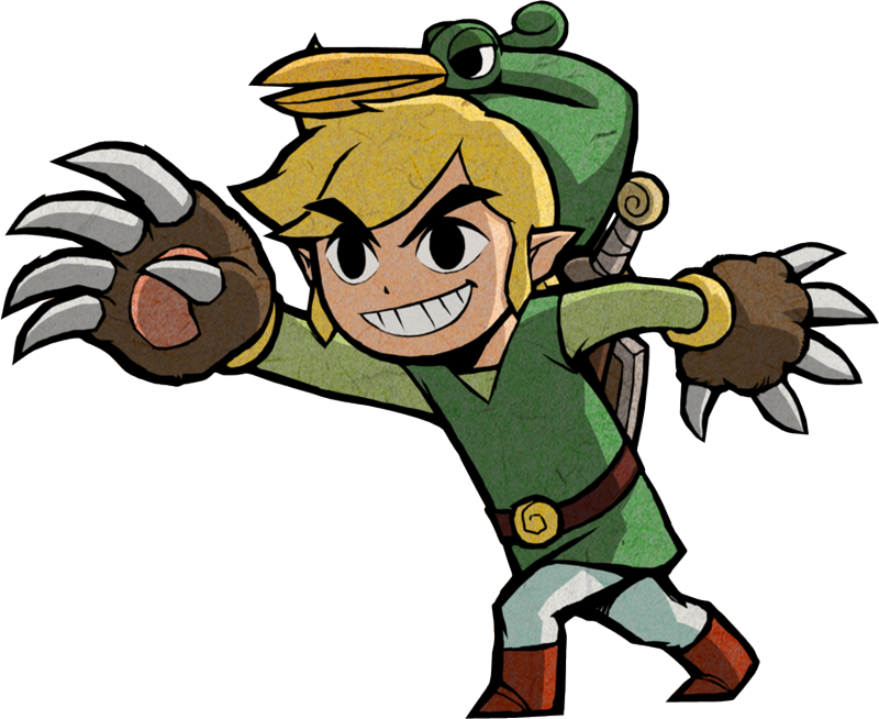 The Legend Of Zelda - Zelda Minish Cap Link Png (800x654), Png Download