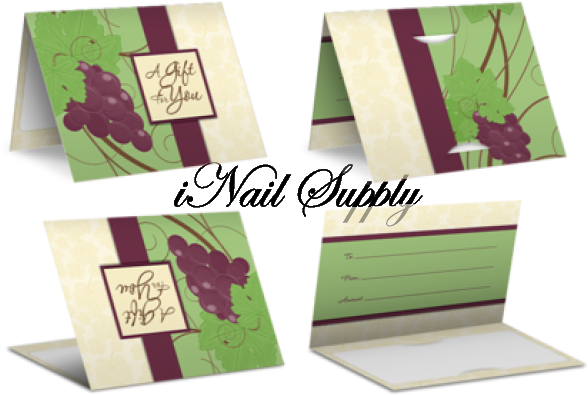 Grape Vine Grape Vine - Greeting Card (600x500), Png Download