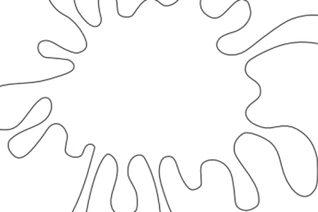 Black Splatter Png K Pictures Full Hq - Brown Paint Splatter (450x300), Png Download