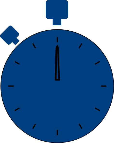Blue Stop Watch Svg Clip Arts 474 X 593 Px (474x593), Png Download