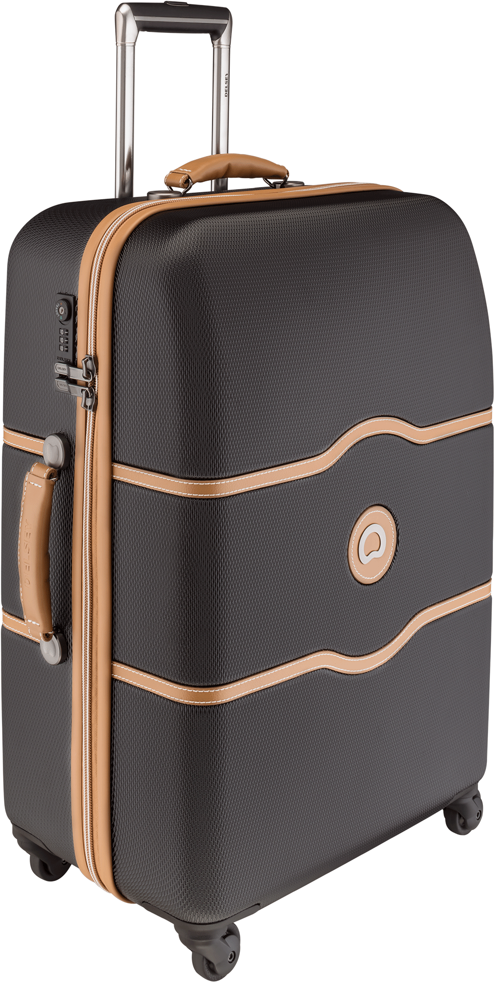 Checked Luggage, Spinner Suitcase, Bon Voyage, Suitcases, - Chatelet 24" Spinner Trolley-black (2000x2000), Png Download
