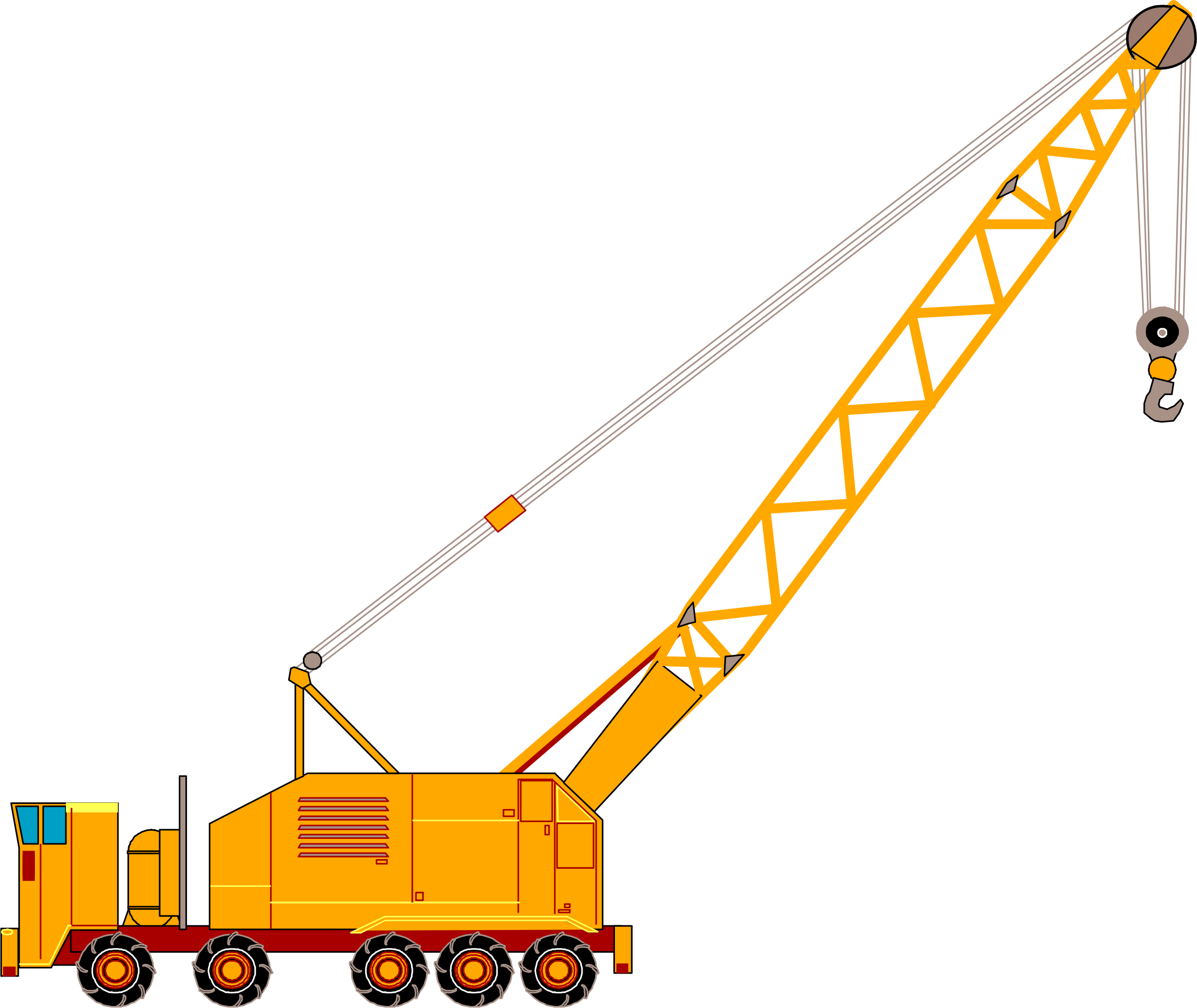 Crane Png Photos - Clipart Crane (2363x1990), Png Download